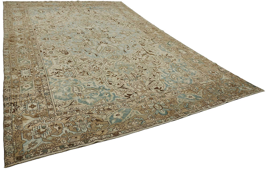 Persian Antique Rug 3.05 x 4.87 - Beige - SamaRugs