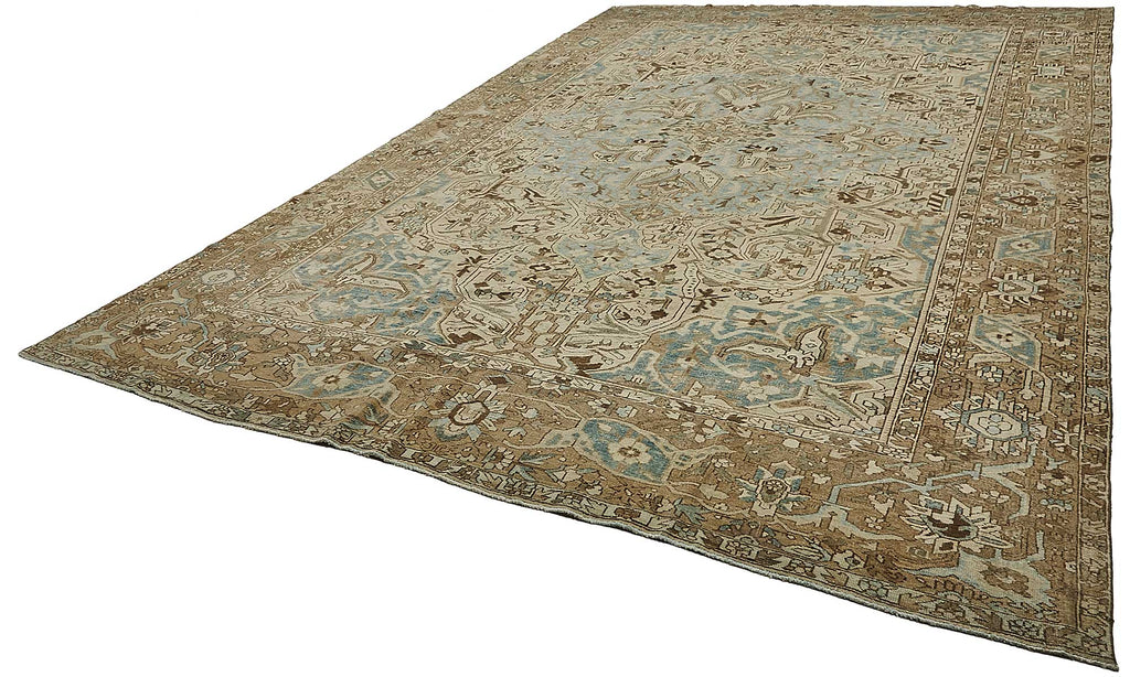 Persian Antique Rug 3.05 x 4.87 - Beige - SamaRugs