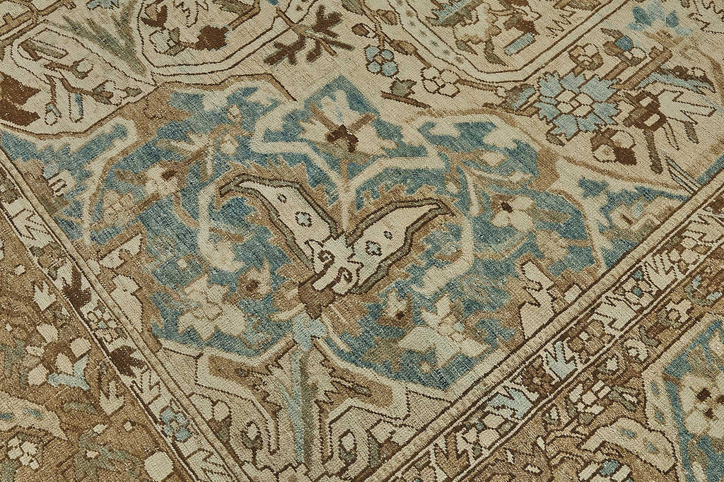 Persian Antique Rug 3.05 x 4.87 - Beige - SamaRugs