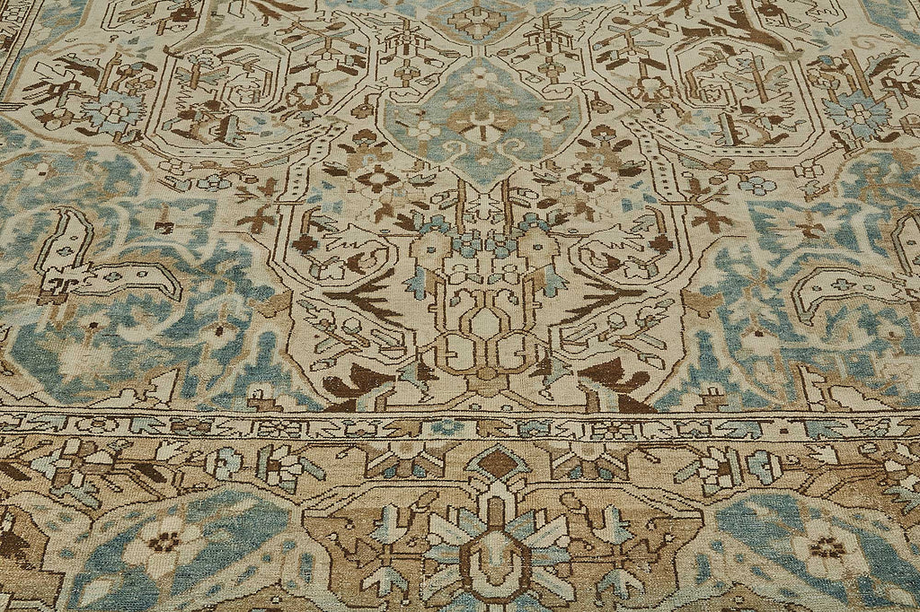 Persian Antique Rug 3.05 x 4.87 - Beige - SamaRugs