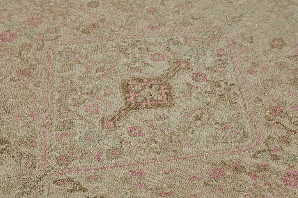 Persian Antique Rug 3.00 x 3.90 - Beige - SamaRugs