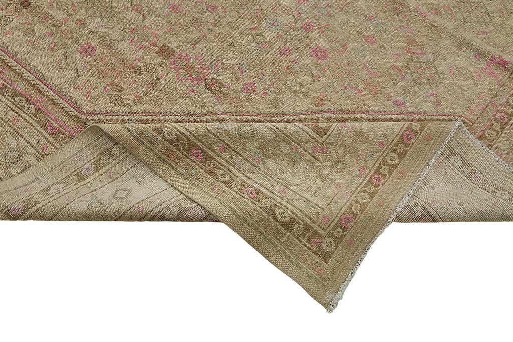 Persian Antique Rug 3.00 x 3.90 - Beige - SamaRugs