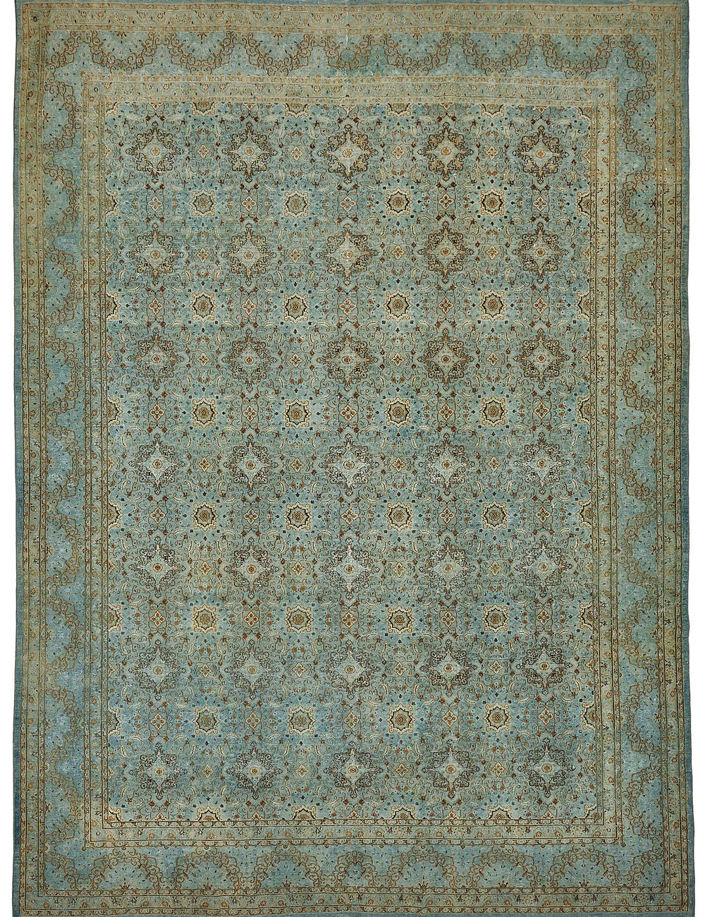Persian Antique Rug 2.87 x 3.94 - Blue