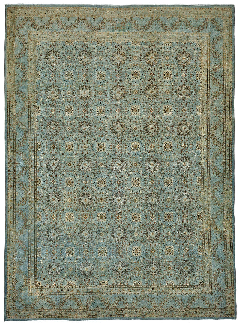 Persian Antique Rug 2.87 x 3.94 - Blue - SamaRugs