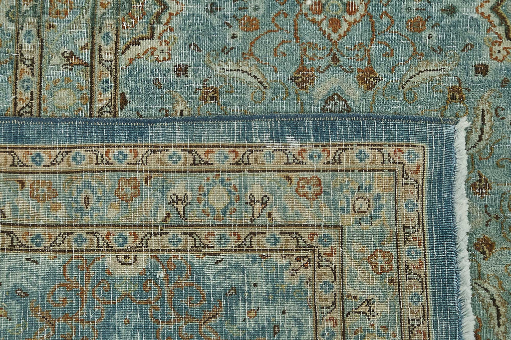 Persian Antique Rug 2.87 x 3.94 - Blue - SamaRugs
