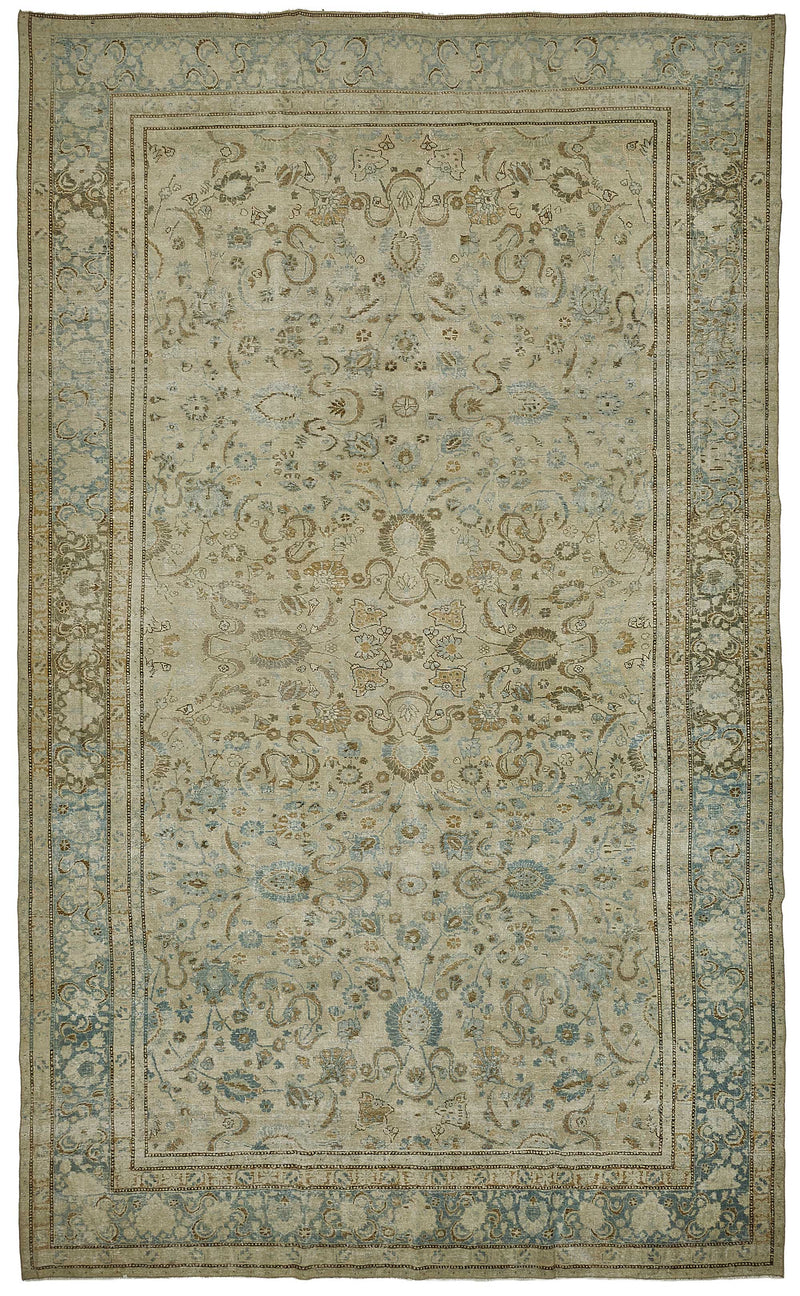 Persian Antique Rug 2.90 x 4.80 - Beige - SamaRugs