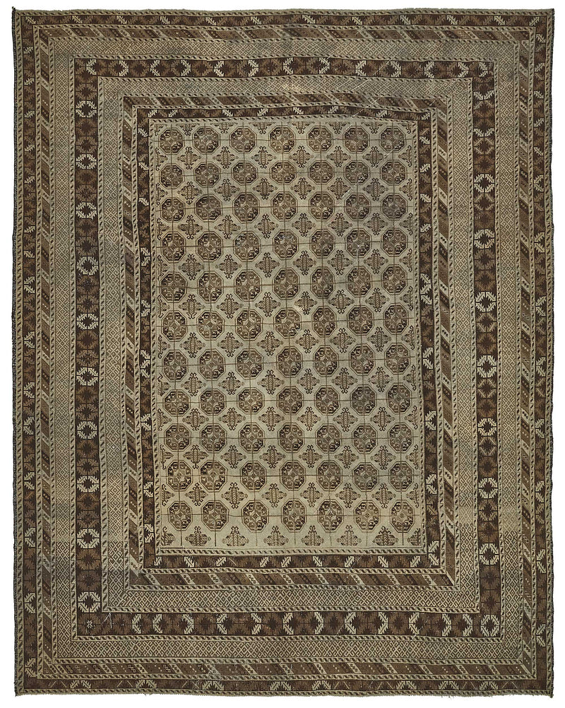 Persian Antique Rug 3.06 x 3.87 - Beige - SamaRugs