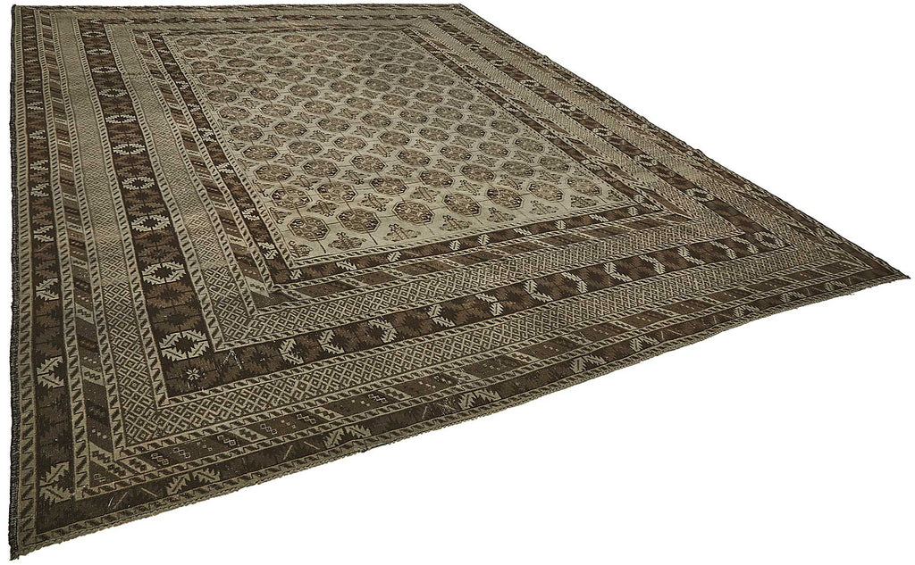 Persian Antique Rug 3.06 x 3.87 - Beige - SamaRugs