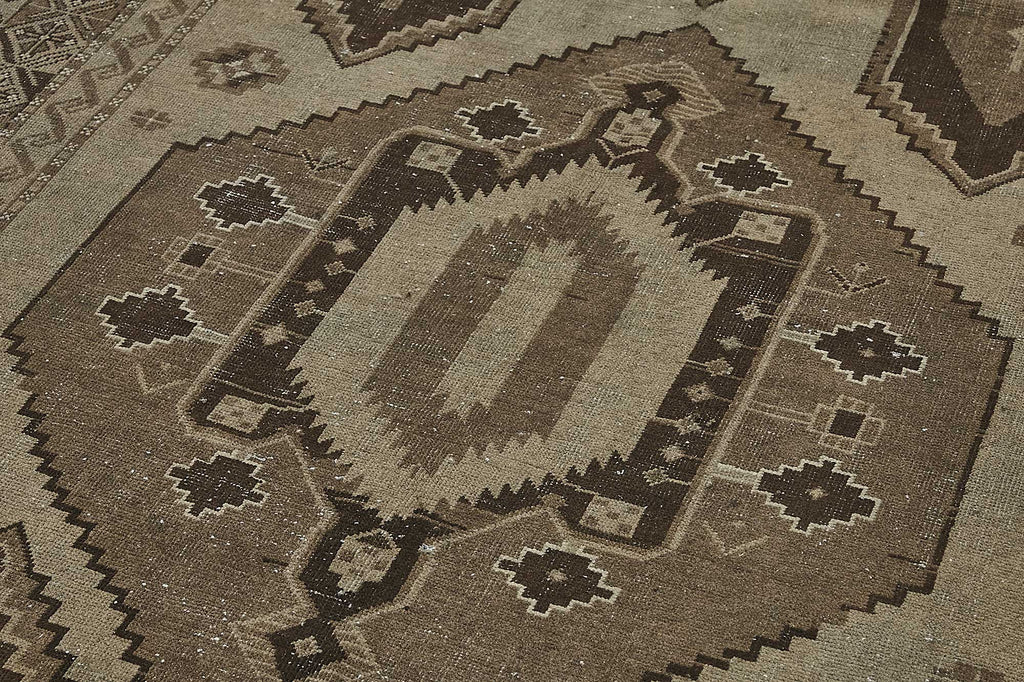 Persian Antique Rug 1.63 x 3.87 - Beige - SamaRugs