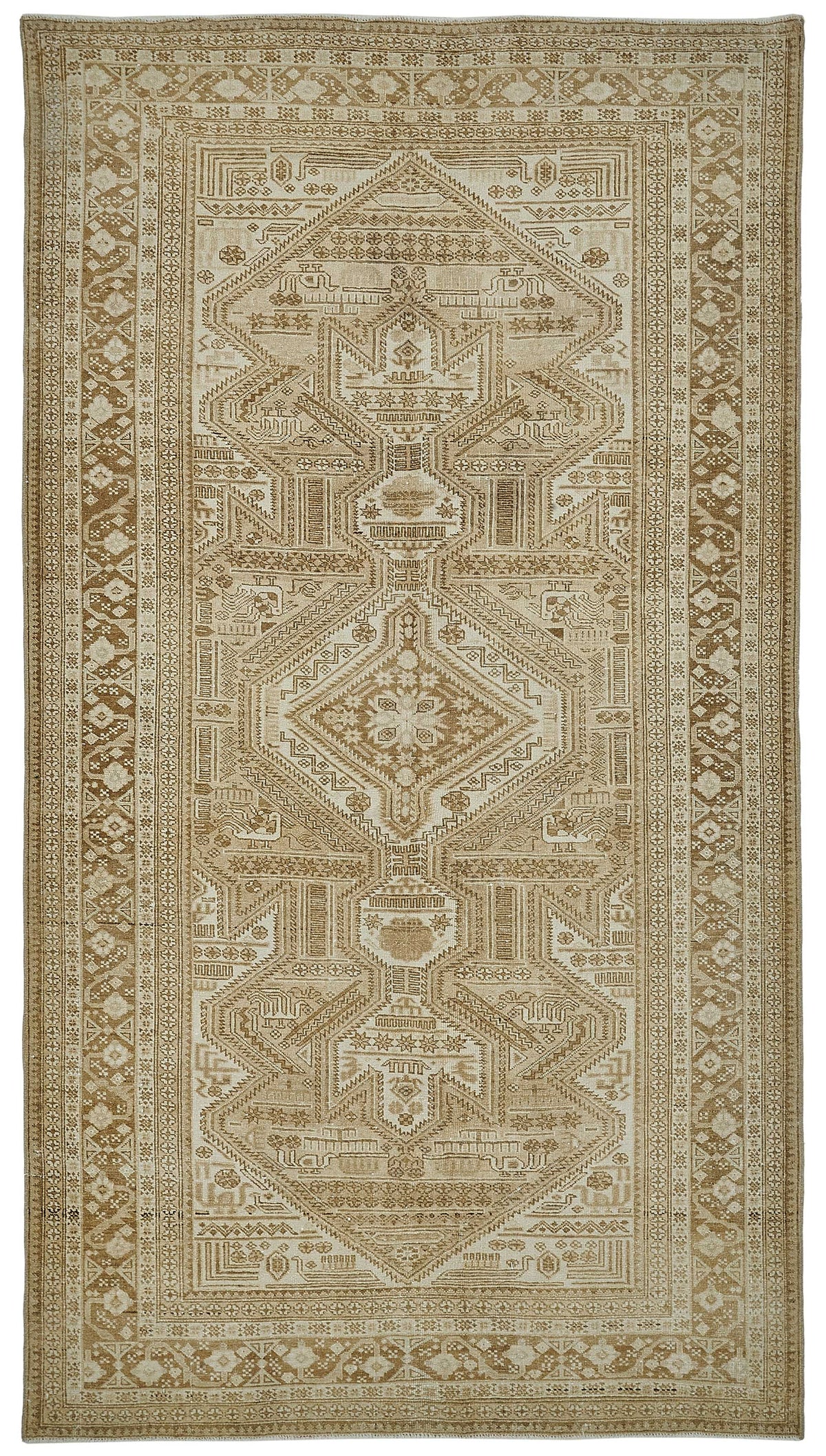 Persian Antique Rug 1.57 x 2.85 - Beige