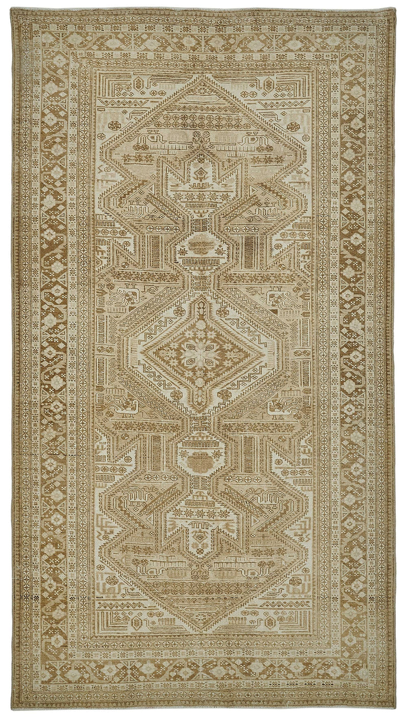 Persian Antique Rug 1.57 x 2.85 - Beige - SamaRugs