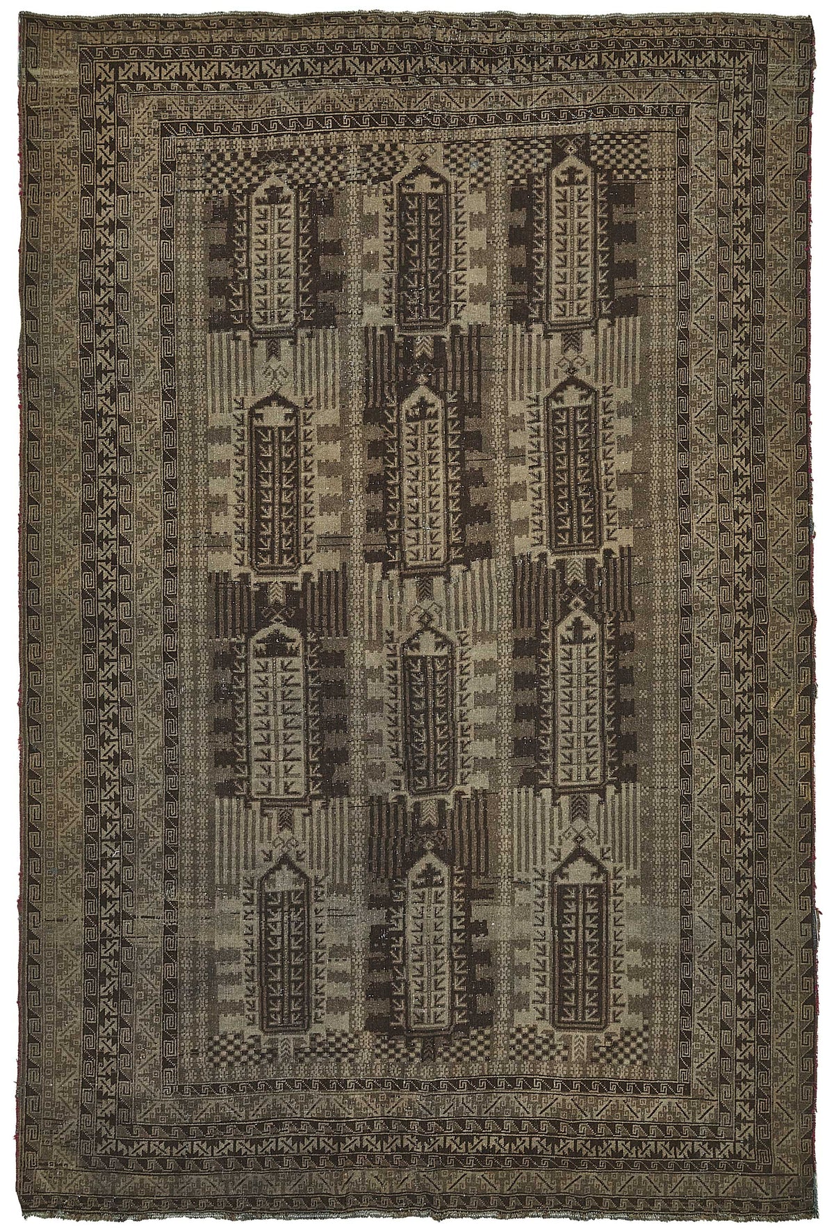 Persian Antique Rug 1.97 x 3.00 - Beige