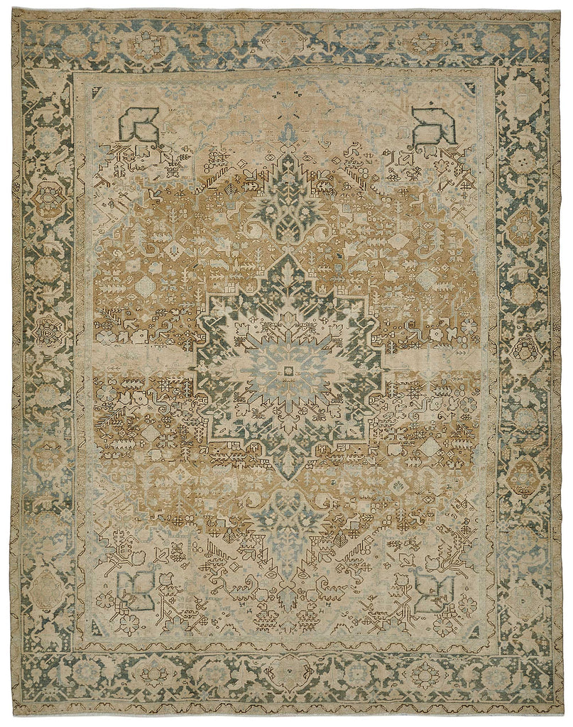 Persian Antique Rug 2.86 x 3.65 - Beige - SamaRugs