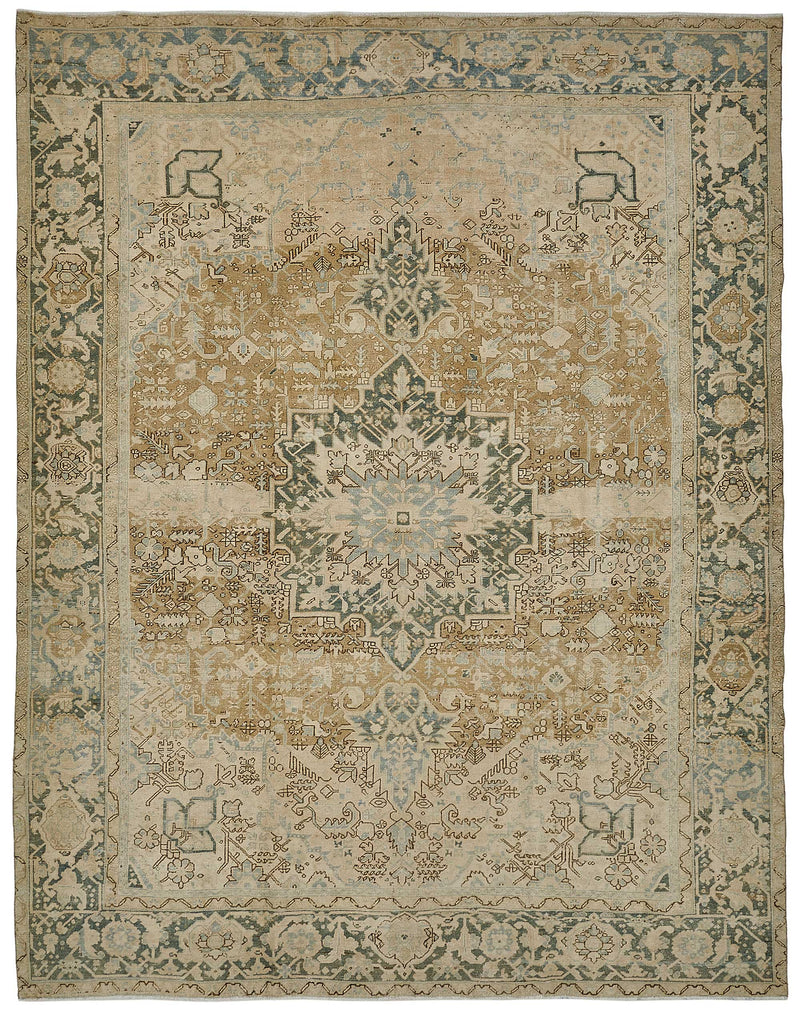 Persian Antique Rug 2.86 x 3.65 - Beige - SamaRugs