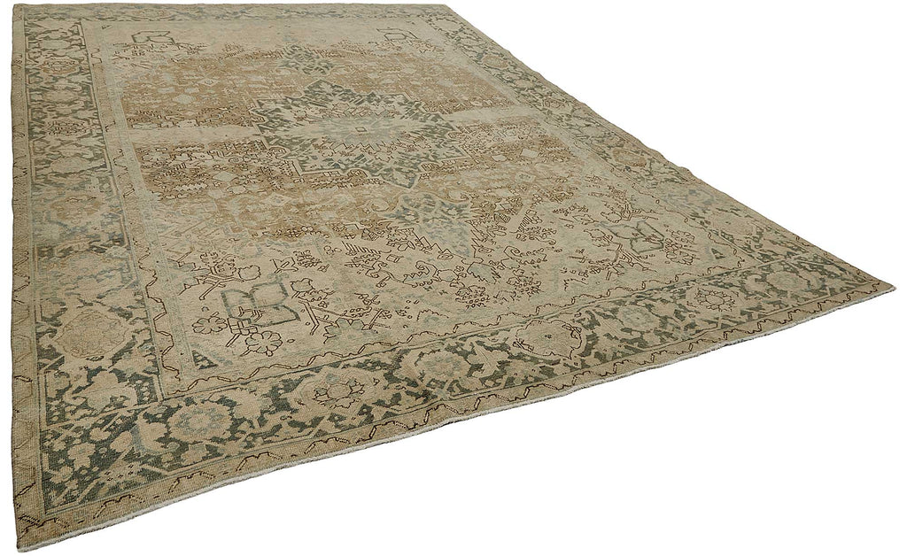 Persian Antique Rug 2.86 x 3.65 - Beige - SamaRugs