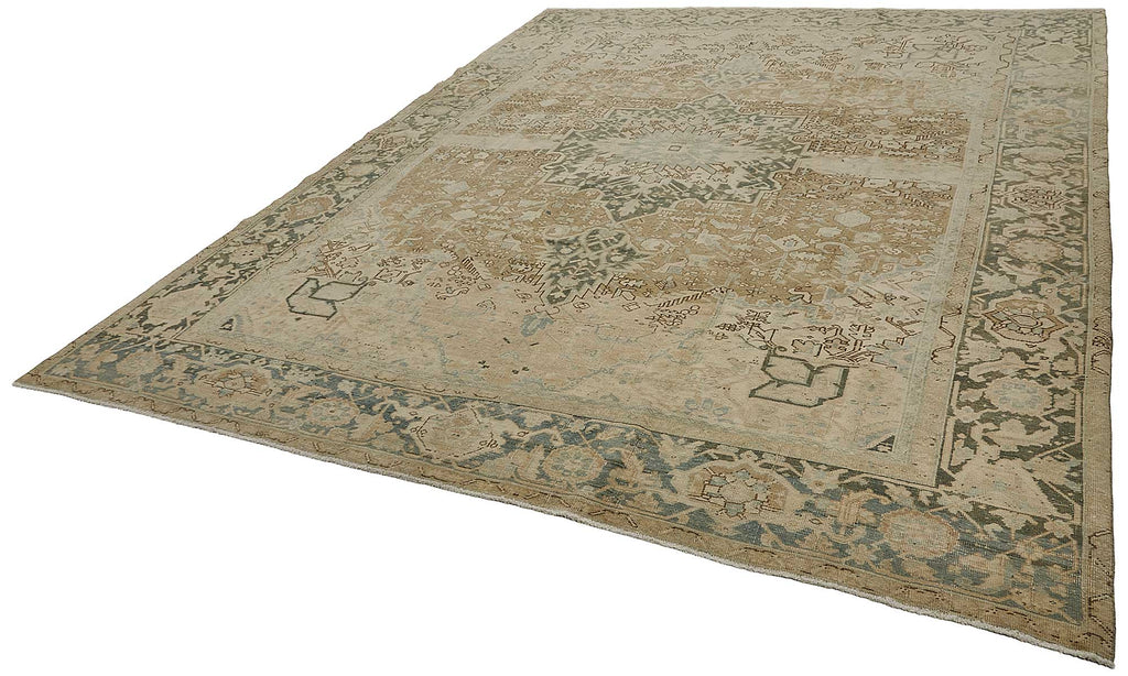 Persian Antique Rug 2.86 x 3.65 - Beige - SamaRugs