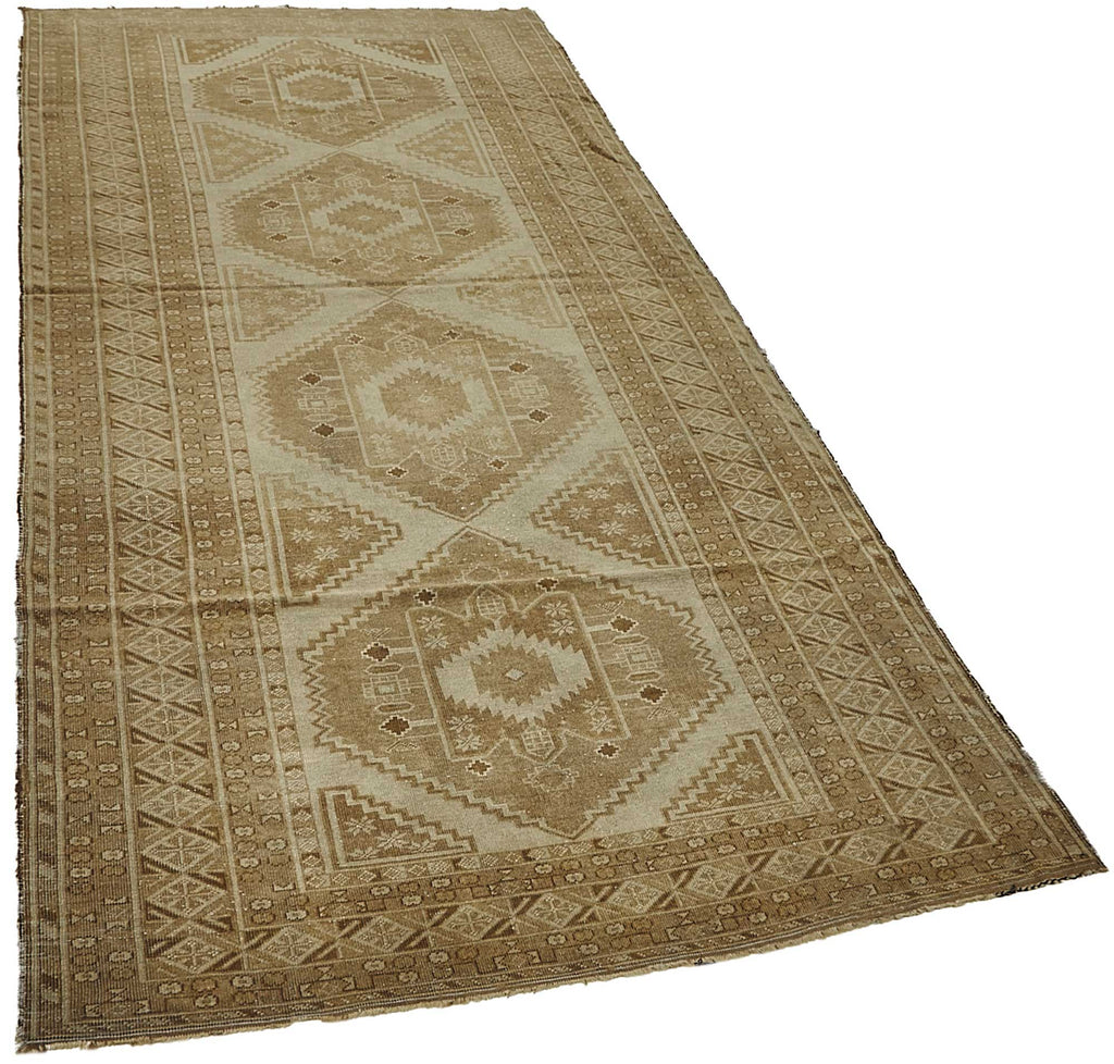 Persian Antique Rug 1.32 x 3.20 - Beige - SamaRugs