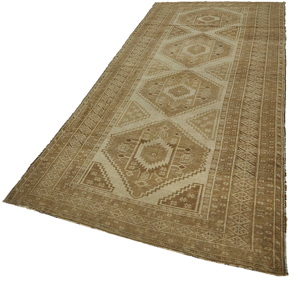 Persian Antique Rug 1.32 x 3.20 - Beige - SamaRugs