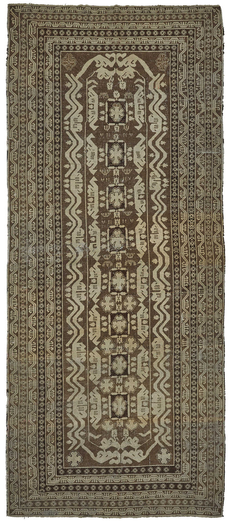 Persian Antique Rug 1.65 x 4.13 - Beige - SamaRugs