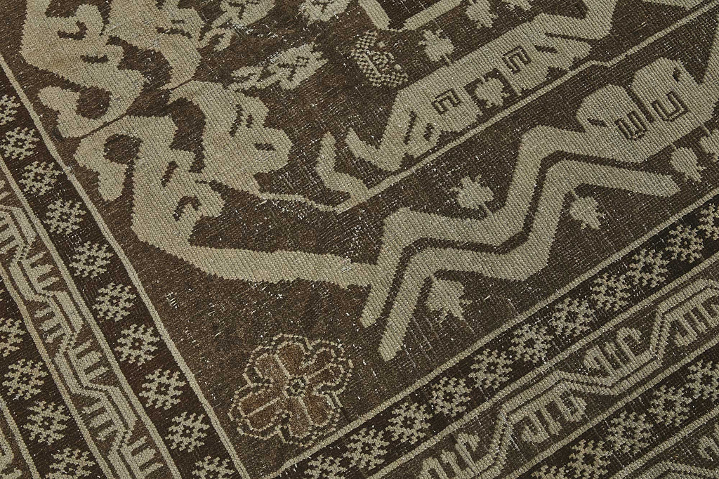 Persian Antique Rug 1.65 x 4.13 - Beige - SamaRugs