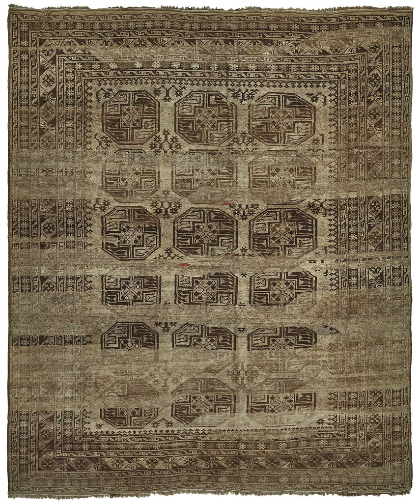 Persian Antique Rug 2.66 x 3.13 - Beige - SamaRugs