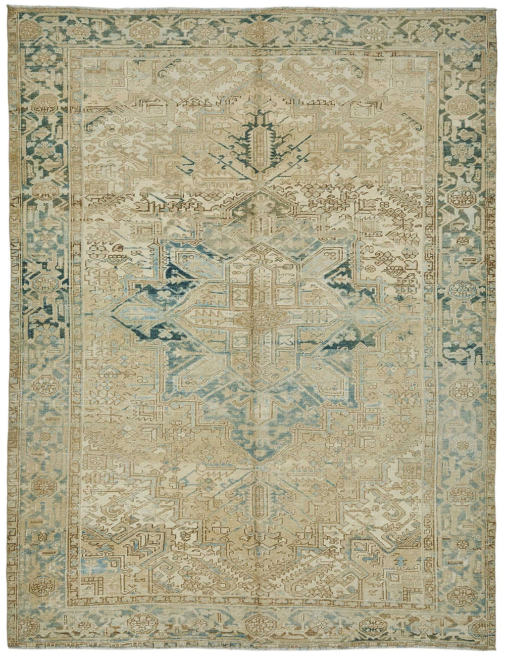 Persian Antique Rug 2.44 x 3.14 - Beige
