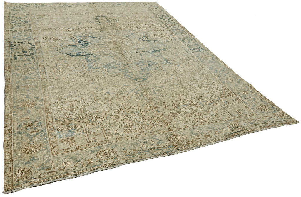 Persian Antique Rug 2.44 x 3.14 - Beige - SamaRugs
