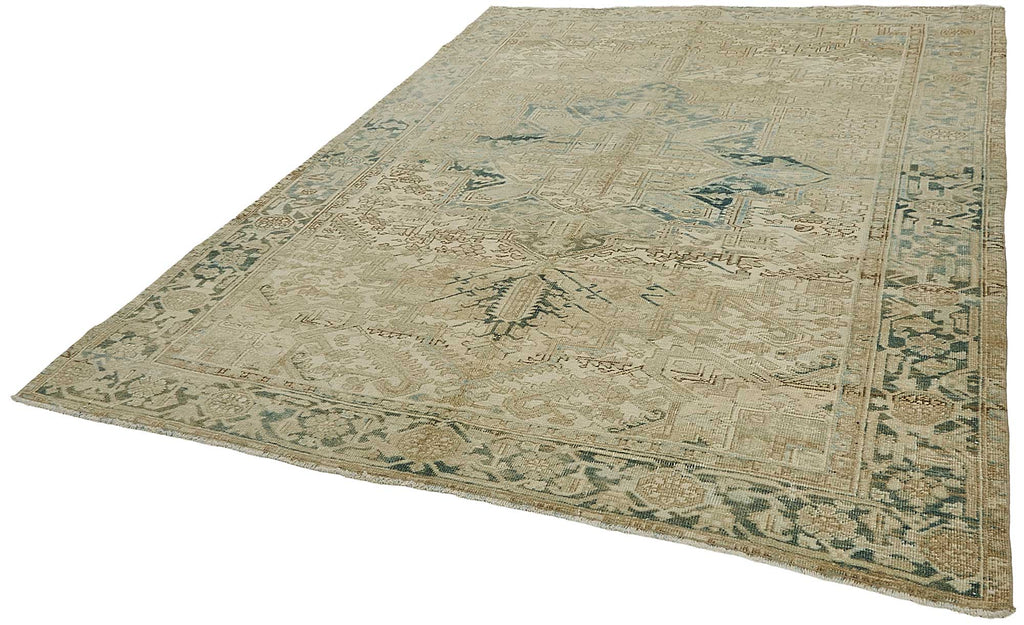Persian Antique Rug 2.44 x 3.14 - Beige - SamaRugs