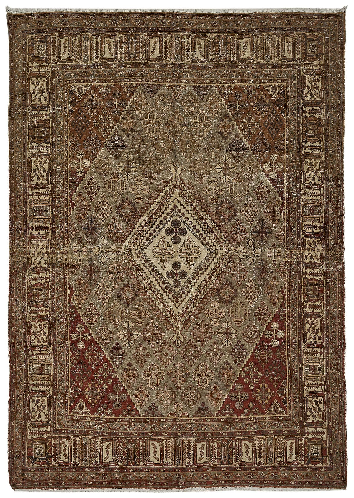 Persian Antique Rug 2.40 x 3.40 - Beige