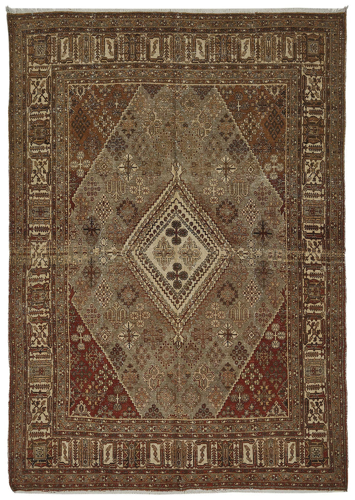 Persian Antique Rug 2.40 x 3.40 - Beige - SamaRugs