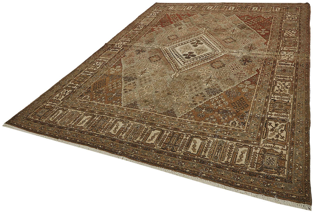 Persian Antique Rug 2.40 x 3.40 - Beige - SamaRugs