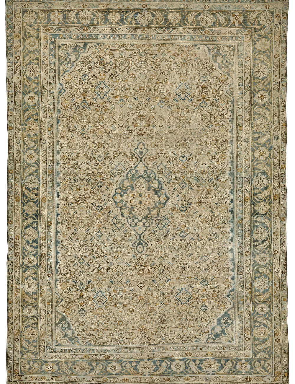Persian Antique Rug 2.44 x 3.43 - Beige