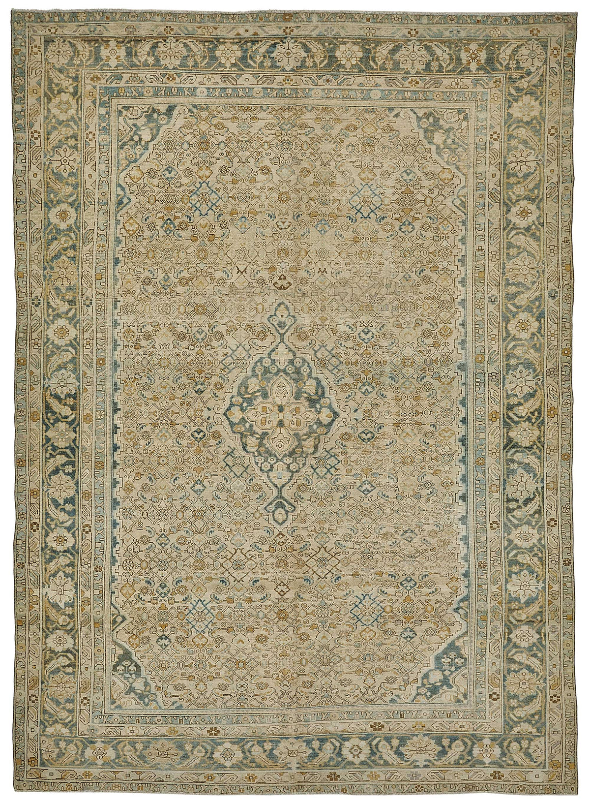 Persian Antique Rug 2.44 x 3.43 - Beige