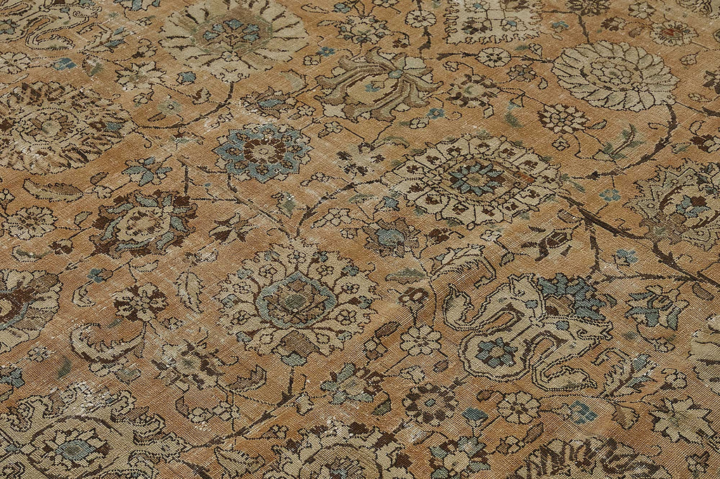 Persian Antique Rug 3.80 x 4.88 - Beige - SamaRugs