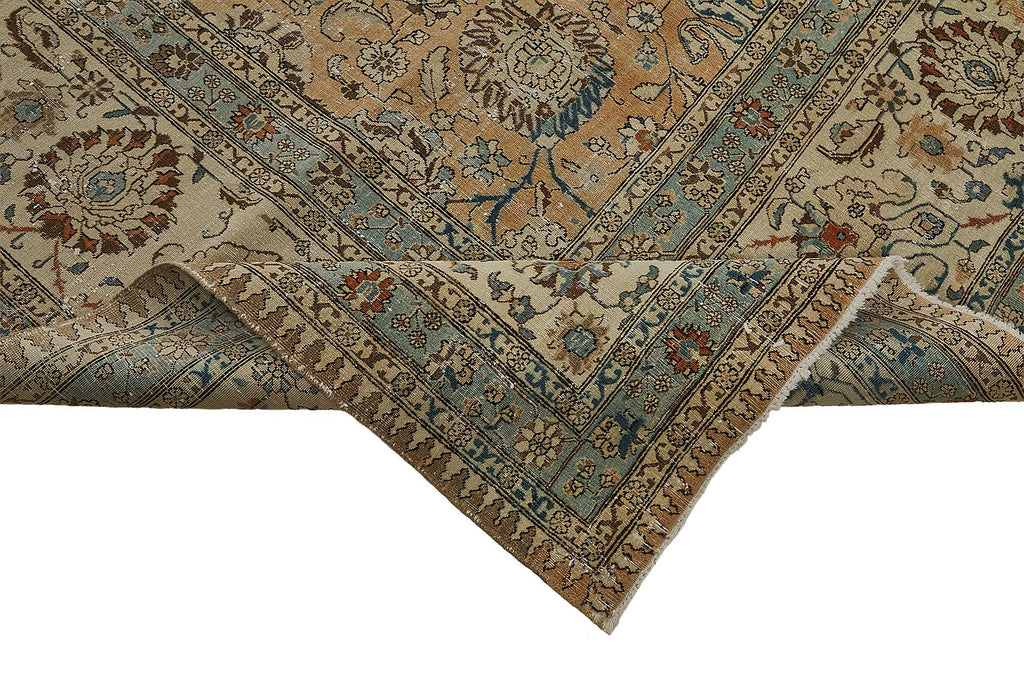 Persian Antique Rug 3.80 x 4.88 - Beige - SamaRugs