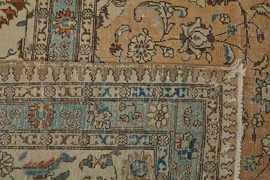 Persian Antique Rug 3.80 x 4.88 - Beige - SamaRugs