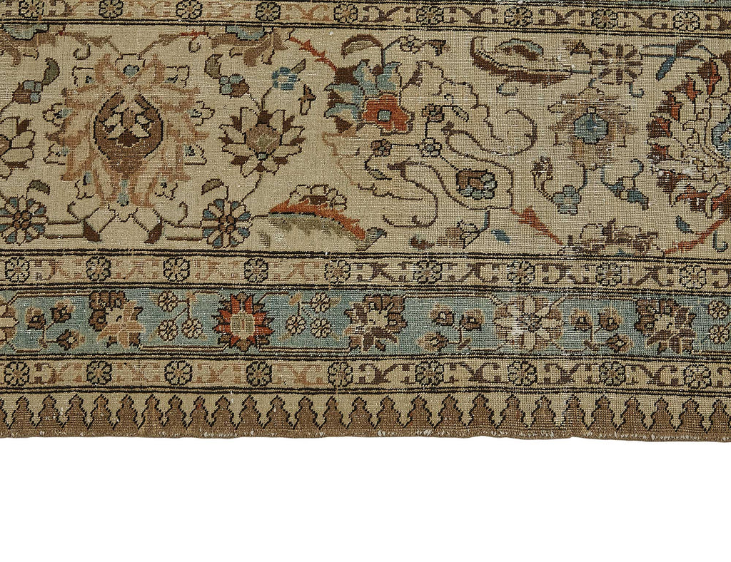 Persian Antique Rug 3.80 x 4.88 - Beige - SamaRugs