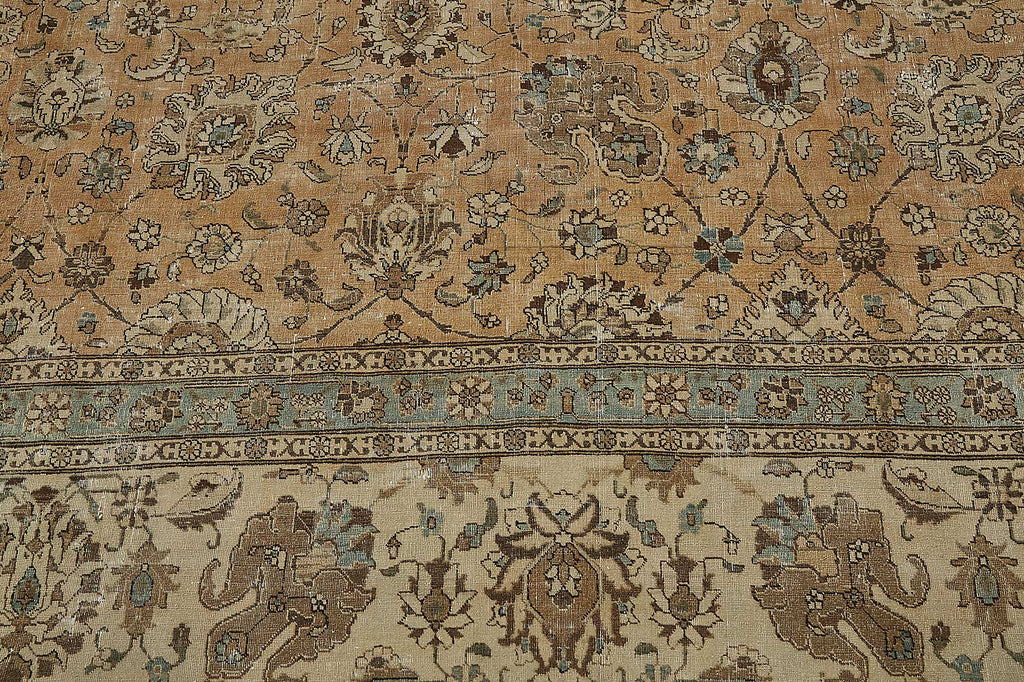 Persian Antique Rug 3.80 x 4.88 - Beige - SamaRugs