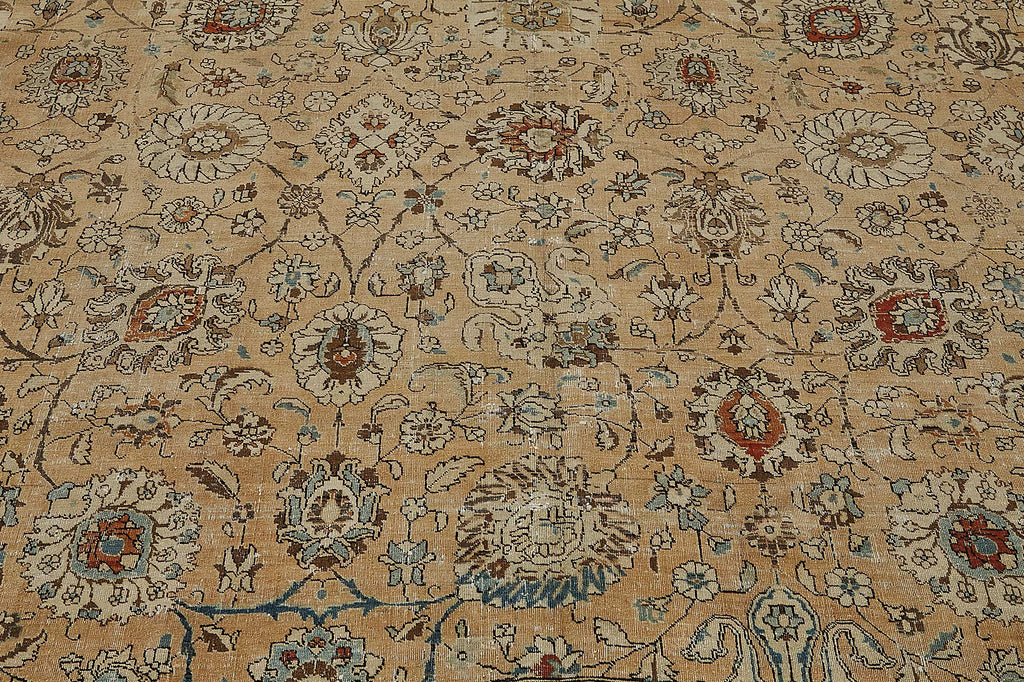 Persian Antique Rug 3.80 x 4.88 - Beige - SamaRugs