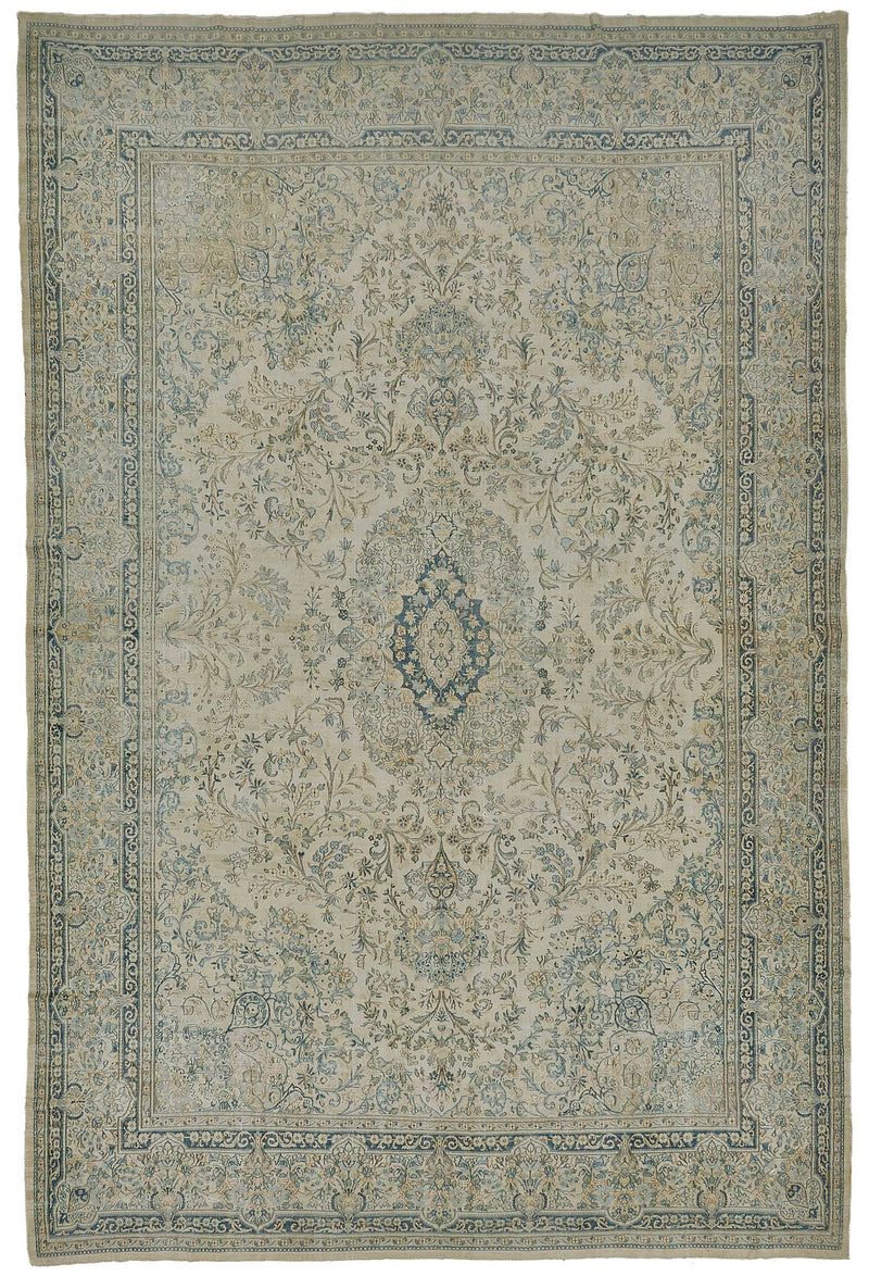 Persian Antique Rug 3.40 x 5.03 - Beige - SamaRugs