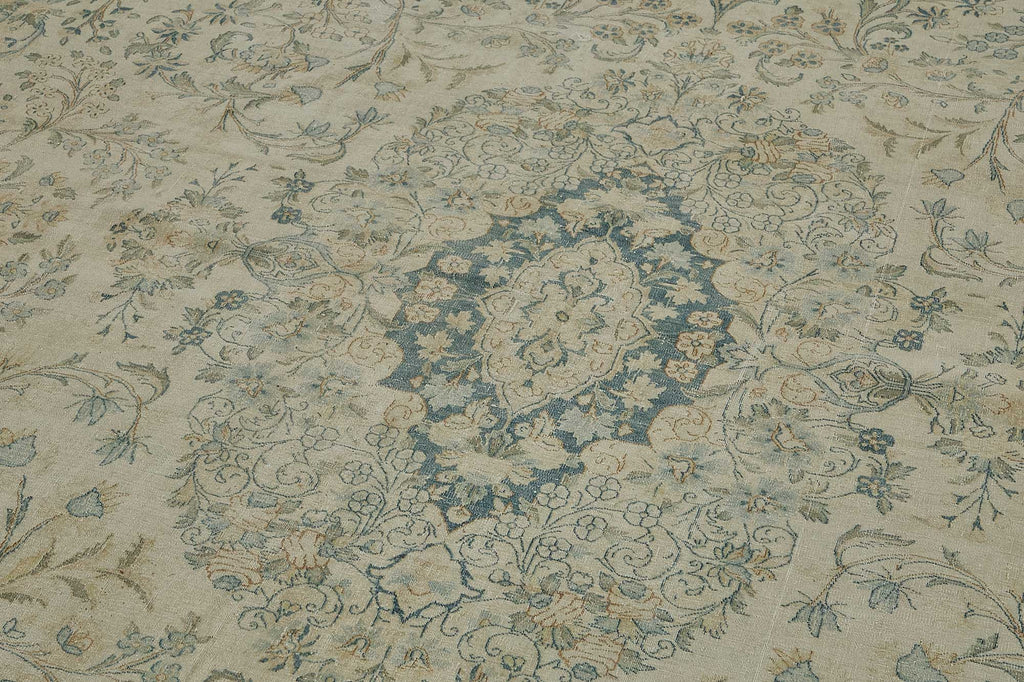 Persian Antique Rug 3.40 x 5.03 - Beige - SamaRugs