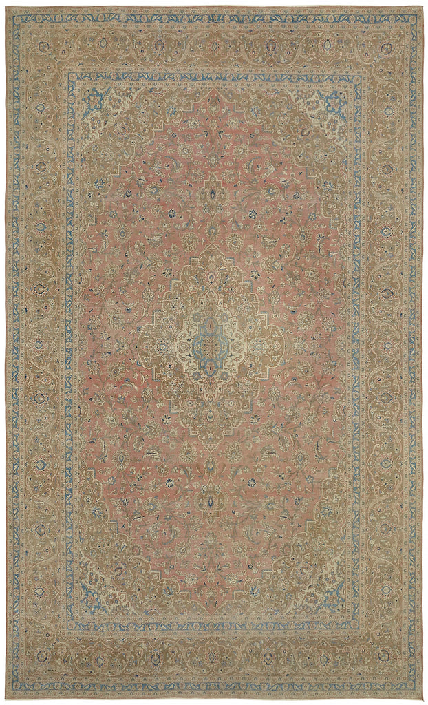 Beige vintage Persian rug 45432, 3.04 x 4.91 metres – full rug