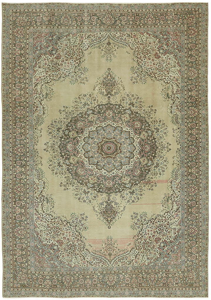 Beige vintage Persian rug 45439, 2.55 x 3.50 metres – full rug