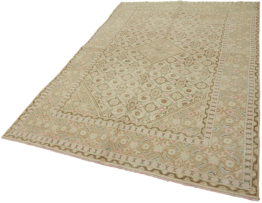 Beige vintage Persian rug 45486, 1.87 x 2.91 metres – photograph 3