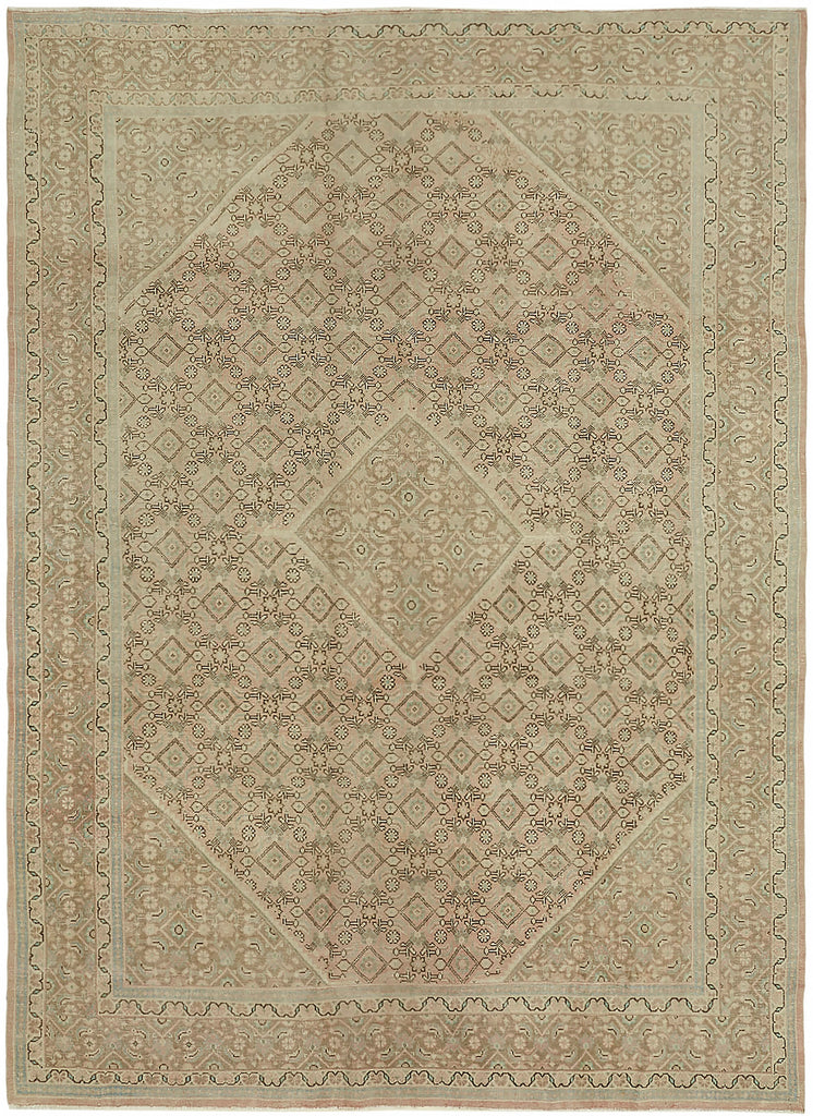 Beige vintage Persian rug 45493, 2.90 x 4.00 metres – full rug