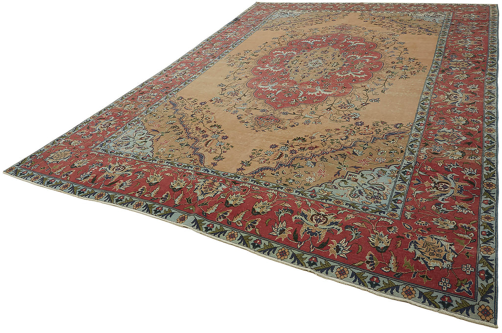 Beige vintage Persian rug 45510, 3.02 x 3.94 metres – photograph 3
