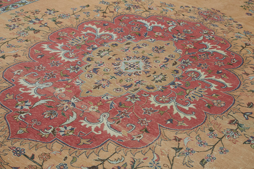 Beige vintage Persian rug 45510, 3.02 x 3.94 metres – photograph 5