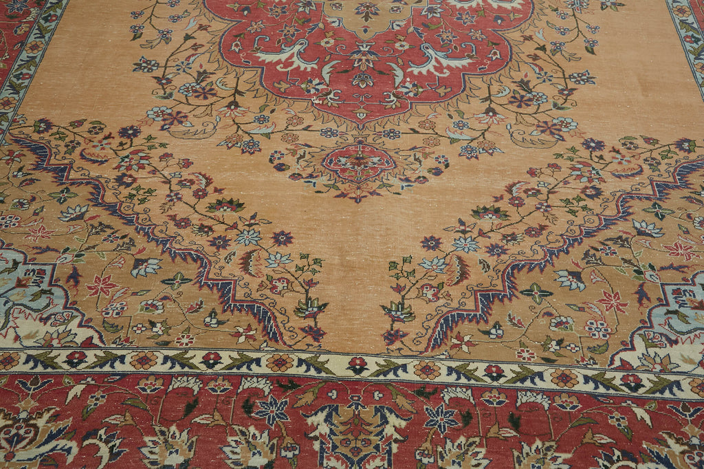 Beige vintage Persian rug 45510, 3.02 x 3.94 metres – photograph 10