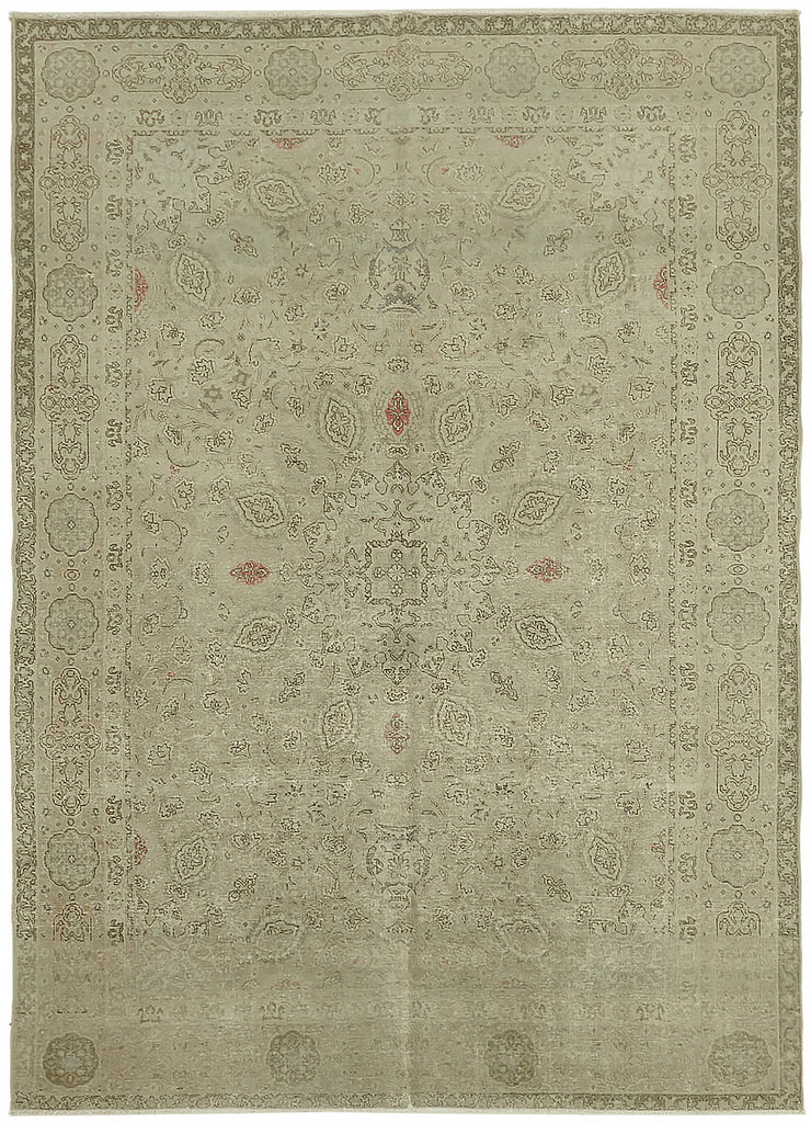 Beige vintage Persian rug 45512, 2.45 x 3.35 metres – full rug