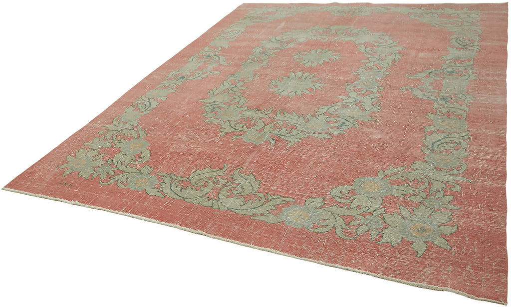 Pink vintage Persian rug 45514, 2.87 x 3.72 metres – photograph 3